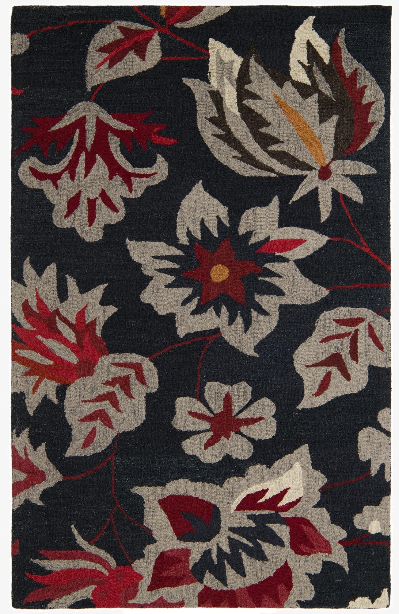  5' 1 x 8' Agra Wool Rug