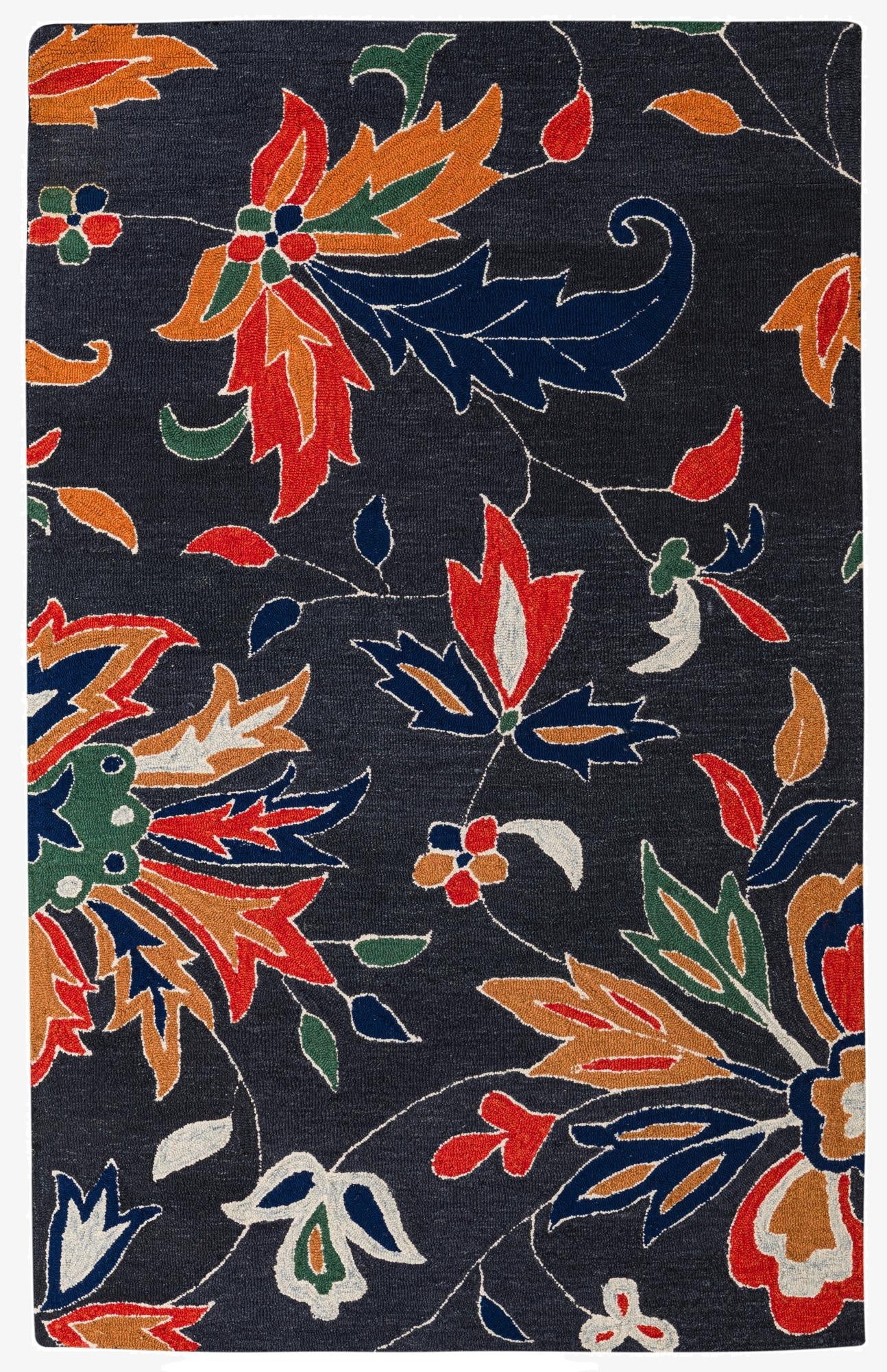  5' x 8' Agra Wool Rug