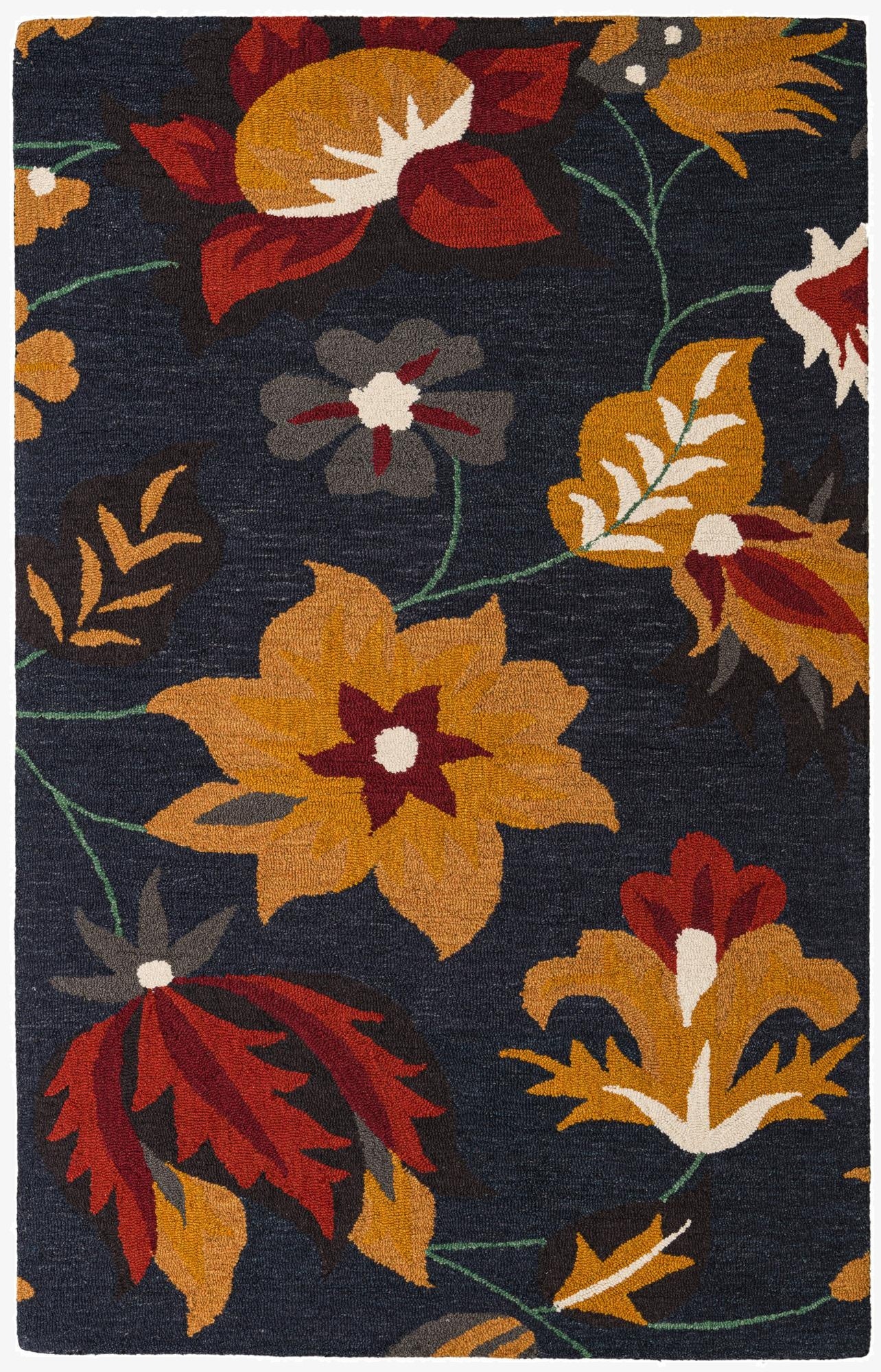  5' x 8' Agra Wool Rug