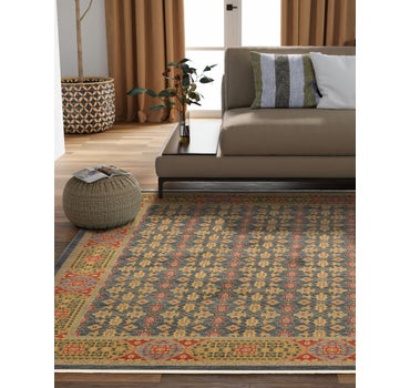 Navy Blue 10' x 11' 4 Amina Rug | Rugs.com