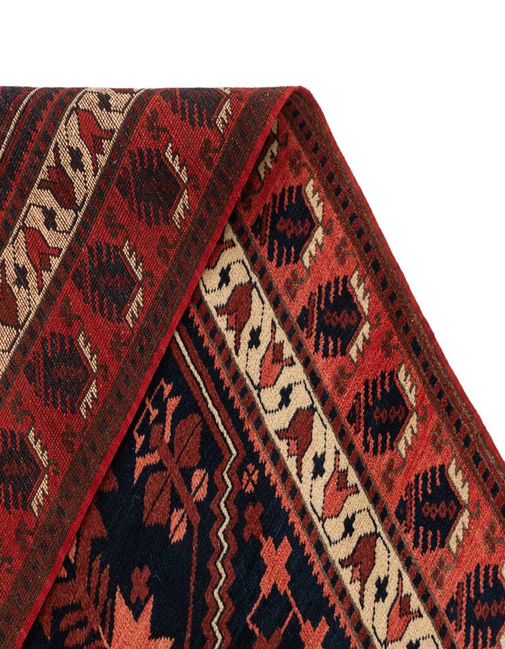 Detail image of  3' 8 x 6'  Hand Knotted Anatolian Oriental Wool Rug