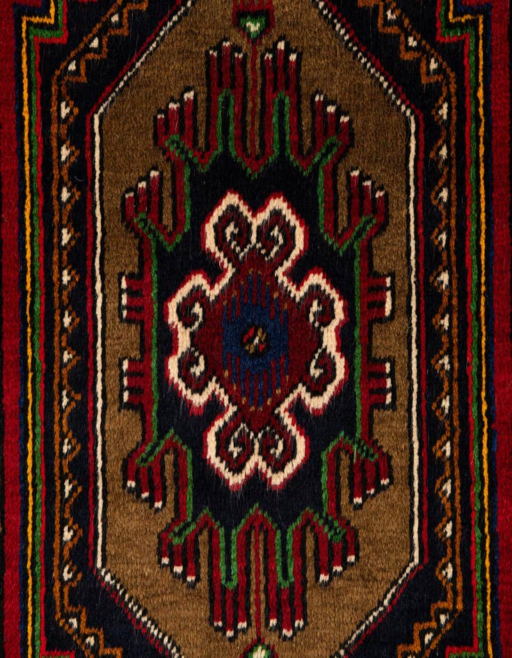 Detail image of  3' 6 x 6' 6  Hand Knotted Anatolian Oriental Wool Rug