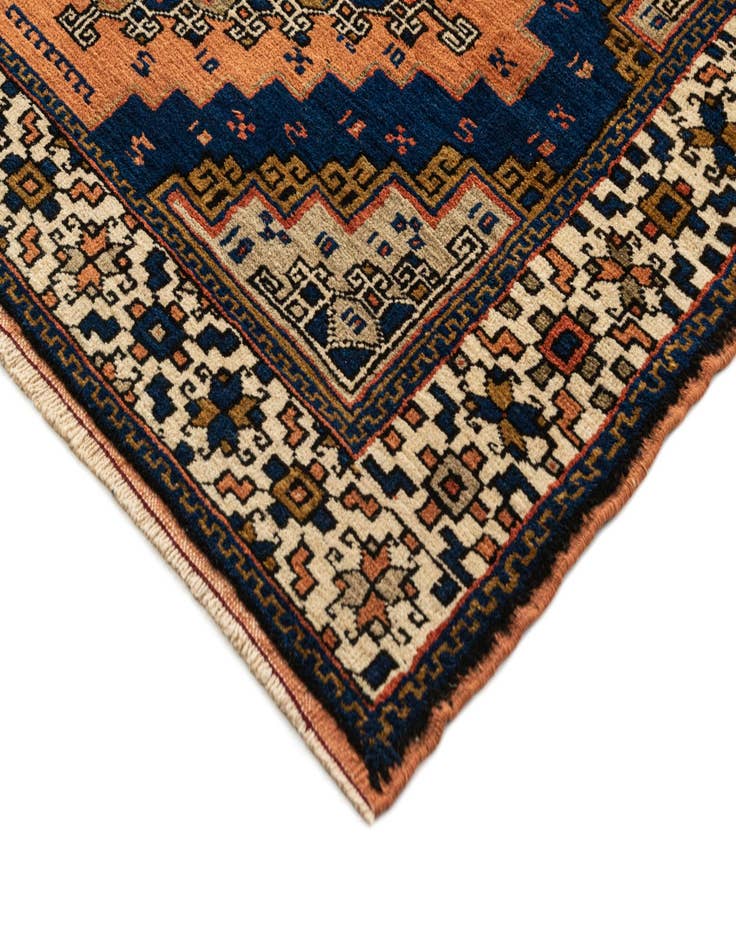 Detail image of  3' 7 x 4' 9  Hand Knotted Anatolian Wool Rug