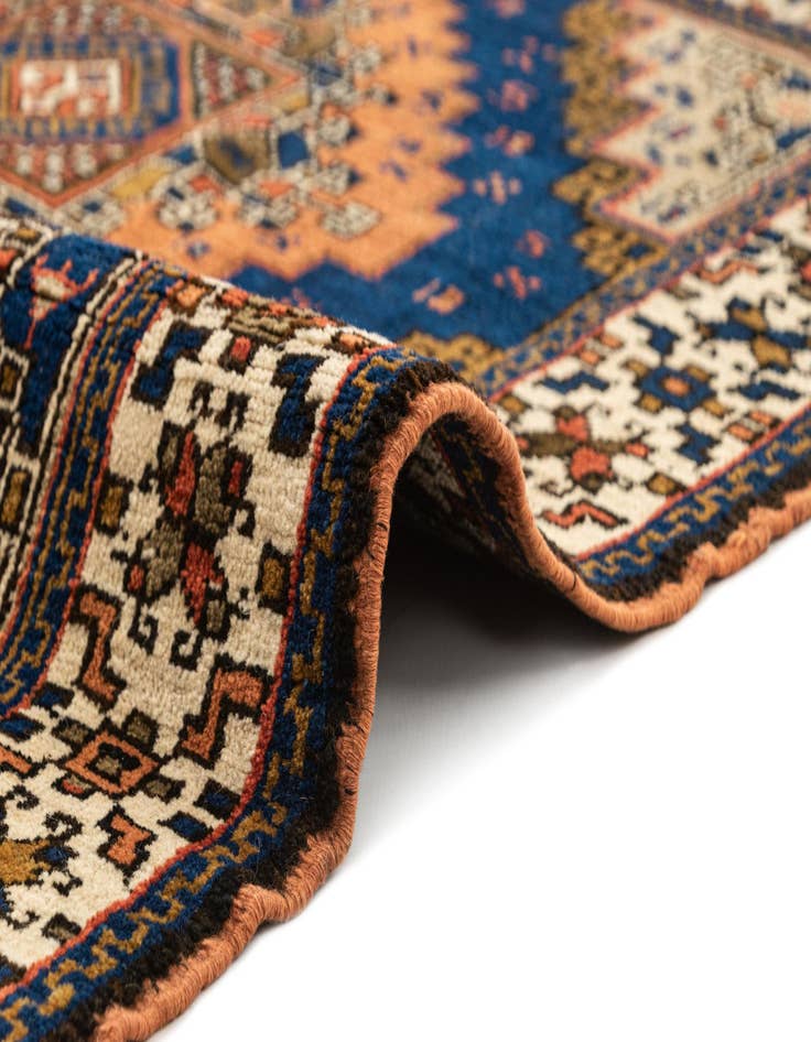 Detail image of  3' 7 x 4' 9  Hand Knotted Anatolian Wool Rug