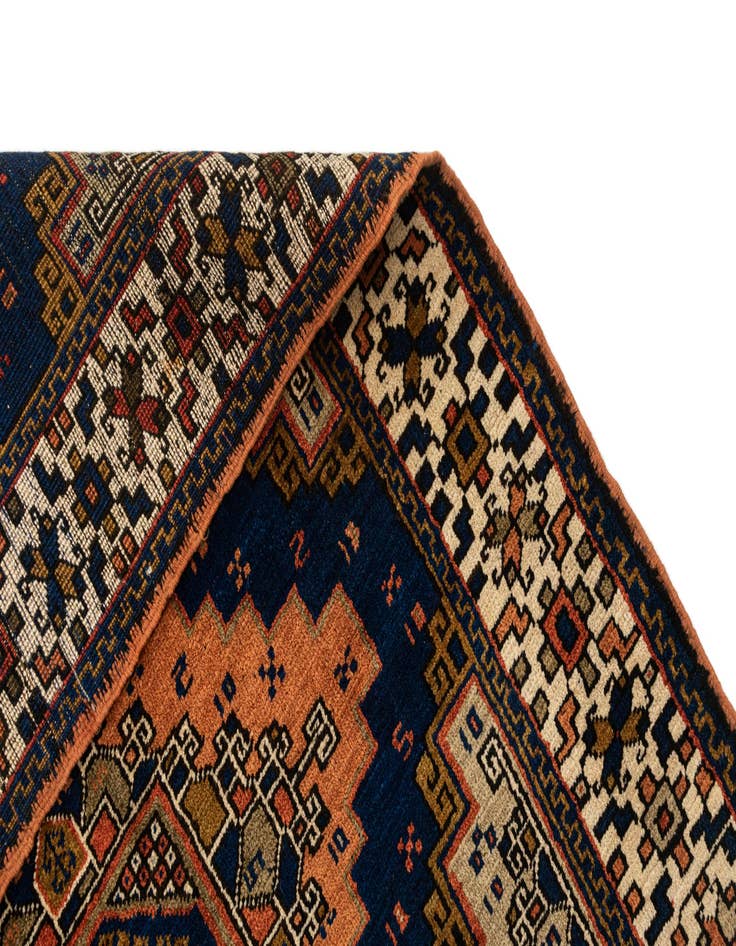 Detail image of  3' 7 x 4' 9  Hand Knotted Anatolian Wool Rug