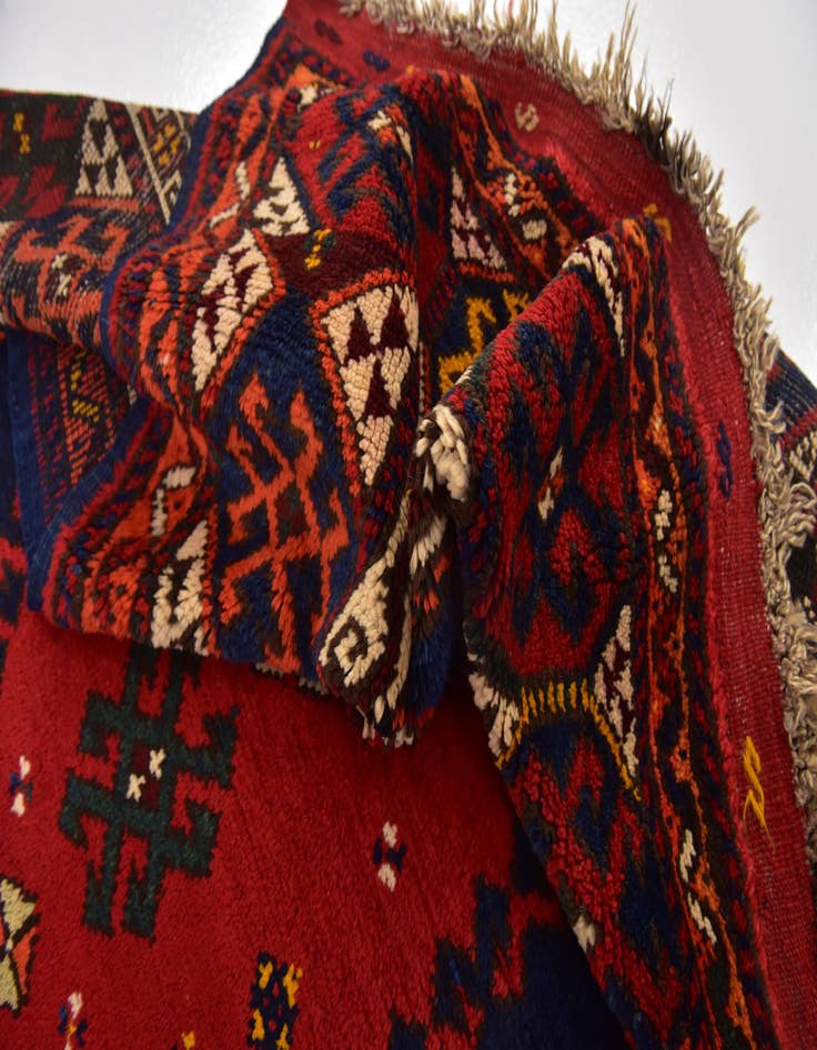 Detail image of  4' 6 x 5' 10  Hand Knotted Anatolian Wool Rug