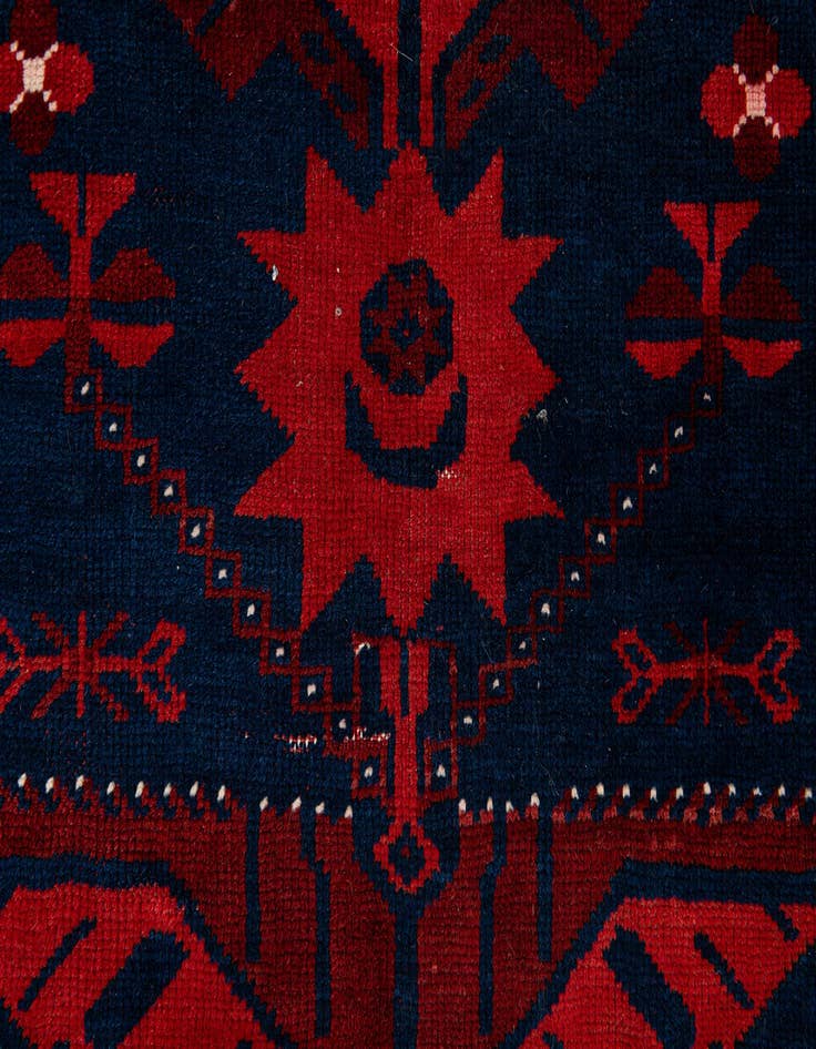 Detail image of  3' 7 x 6'  Hand Knotted Anatolian Wool Rug