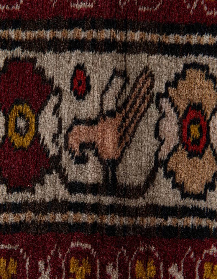 Detail image of  3' 2 x 5' 7  Hand Knotted Anatolian Wool Rug