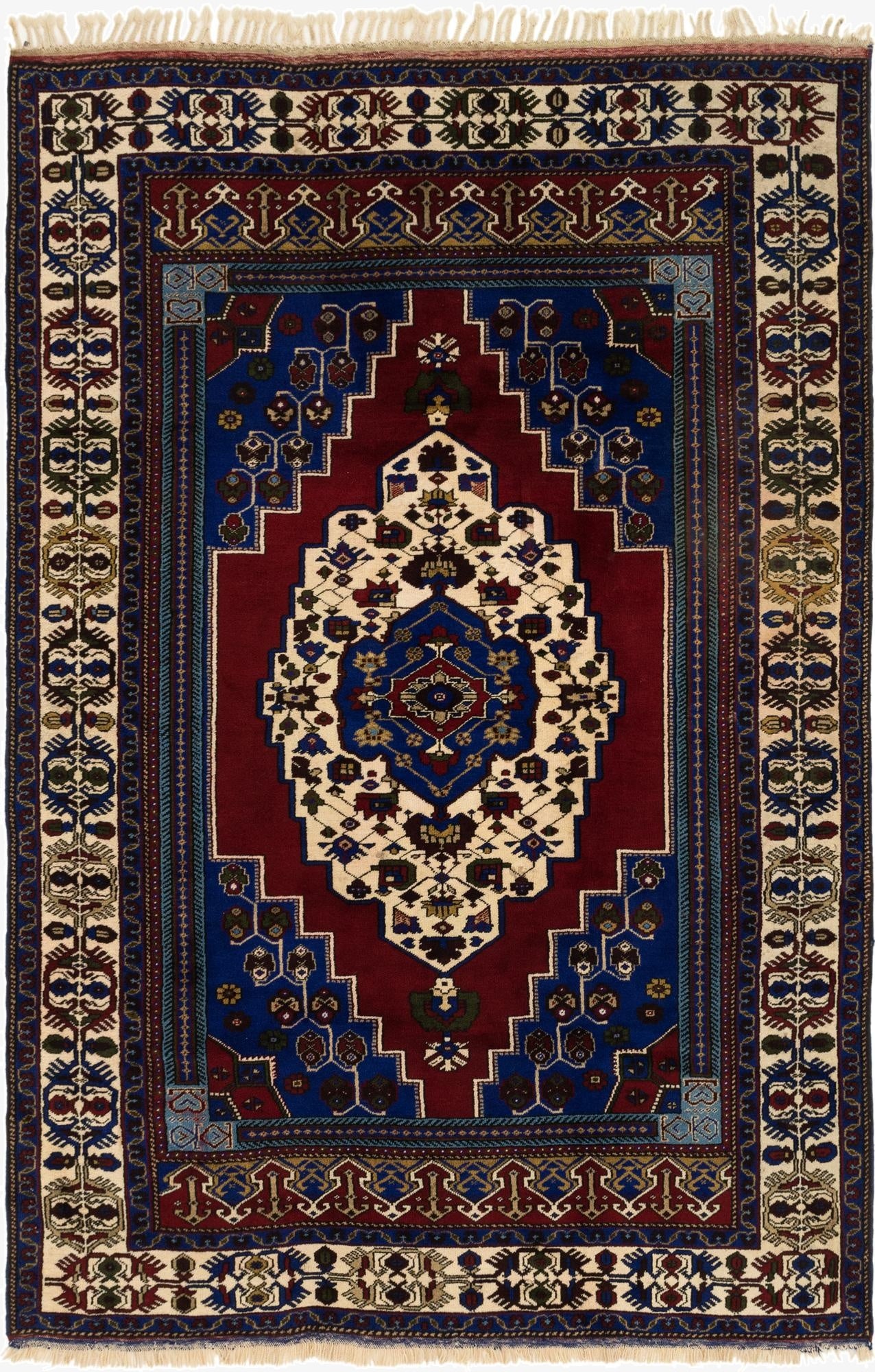  6' 9 x 10'  Hand Knotted Anatolian Wool Rug
