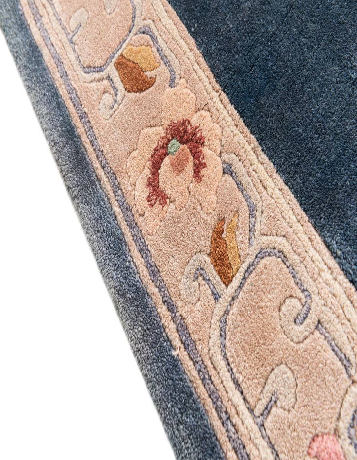 Detail image of 4' x 7' Hand Knotted Antique Finish Wool Rug