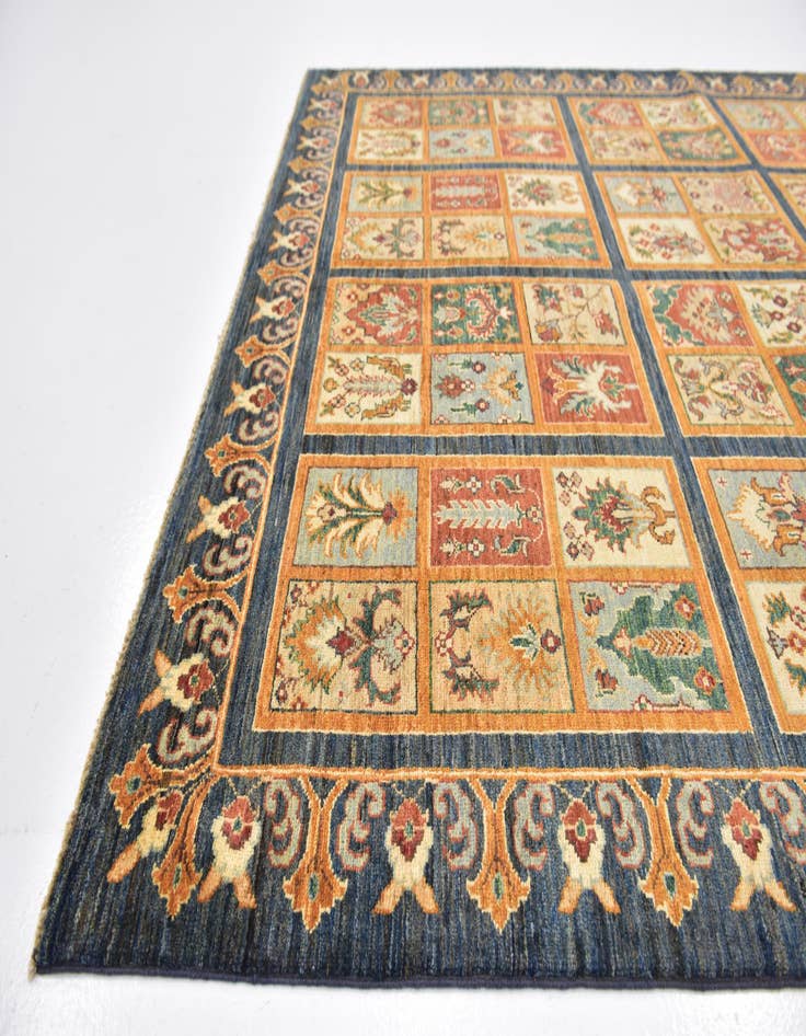 Detail image of  5' 9 x 7' 10  Hand Knotted Ariana Ziegler Rug