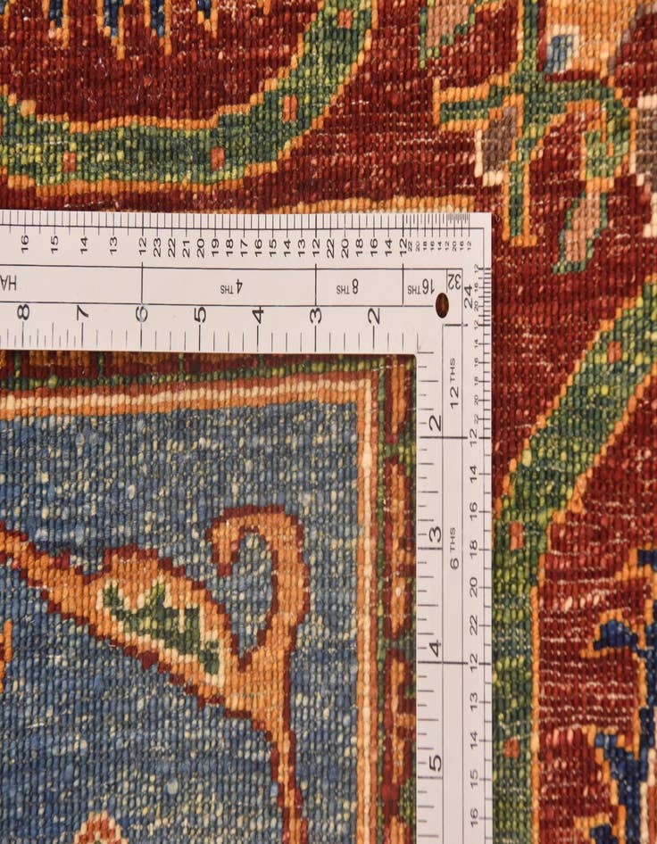 Detail image of  5' 10 x 7' 10  Hand Knotted Ariana Ziegler Rug