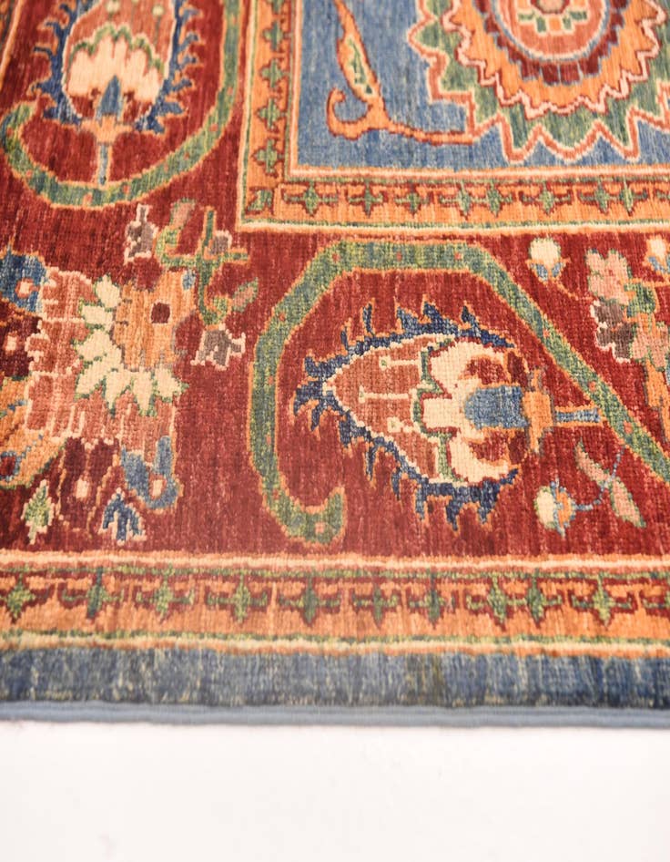 Detail image of  5' 10 x 7' 10  Hand Knotted Ariana Ziegler Rug