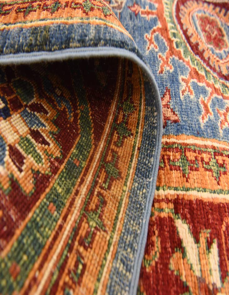 Detail image of  5' 10 x 7' 10  Hand Knotted Ariana Ziegler Rug