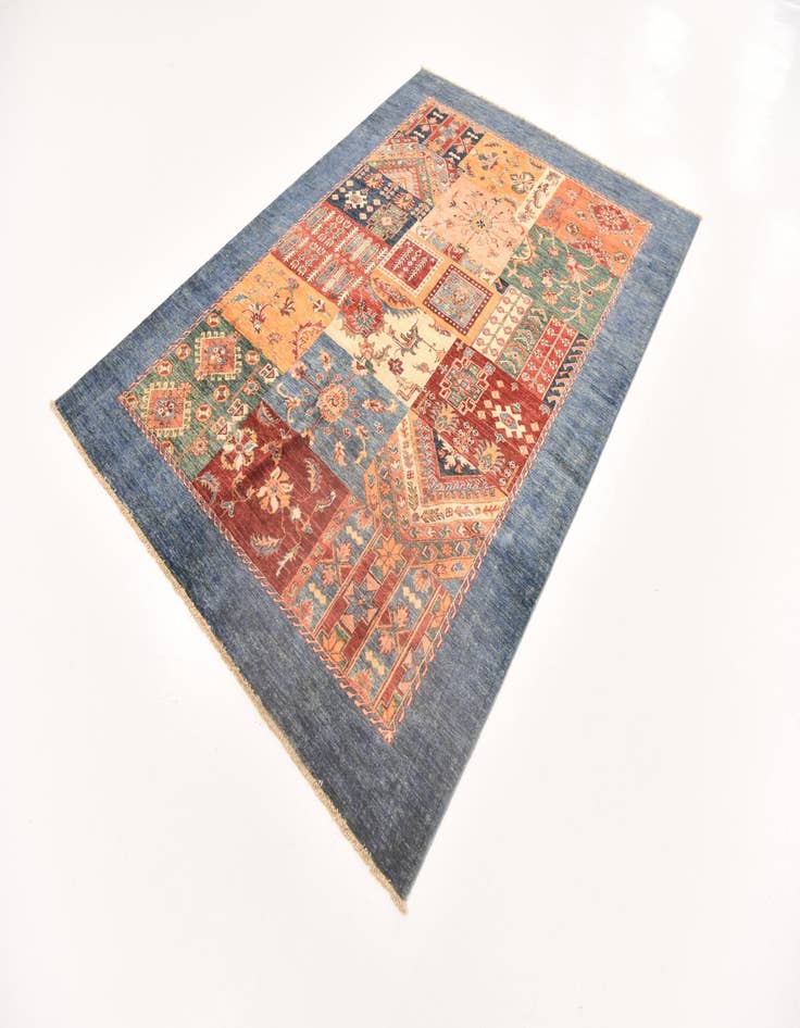 Detail image of  5' 8 x 7' 10  Hand Knotted Ariana Ziegler Rug