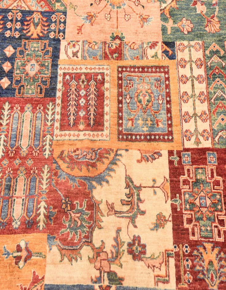 Detail image of  5' 8 x 7' 10  Hand Knotted Ariana Ziegler Rug