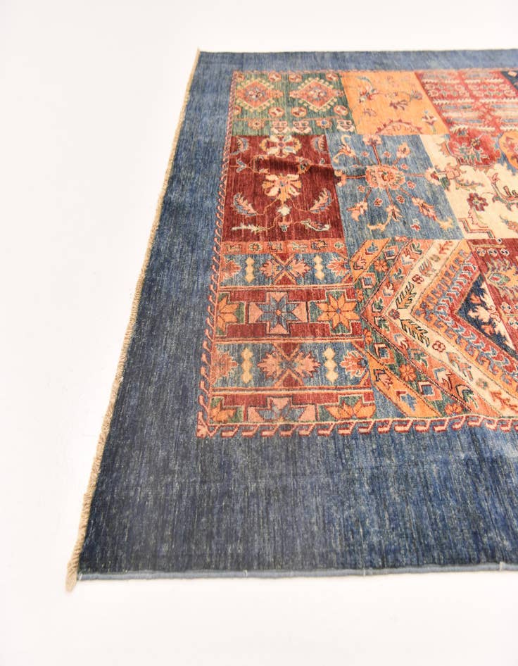 Detail image of  5' 8 x 7' 10  Hand Knotted Ariana Ziegler Rug