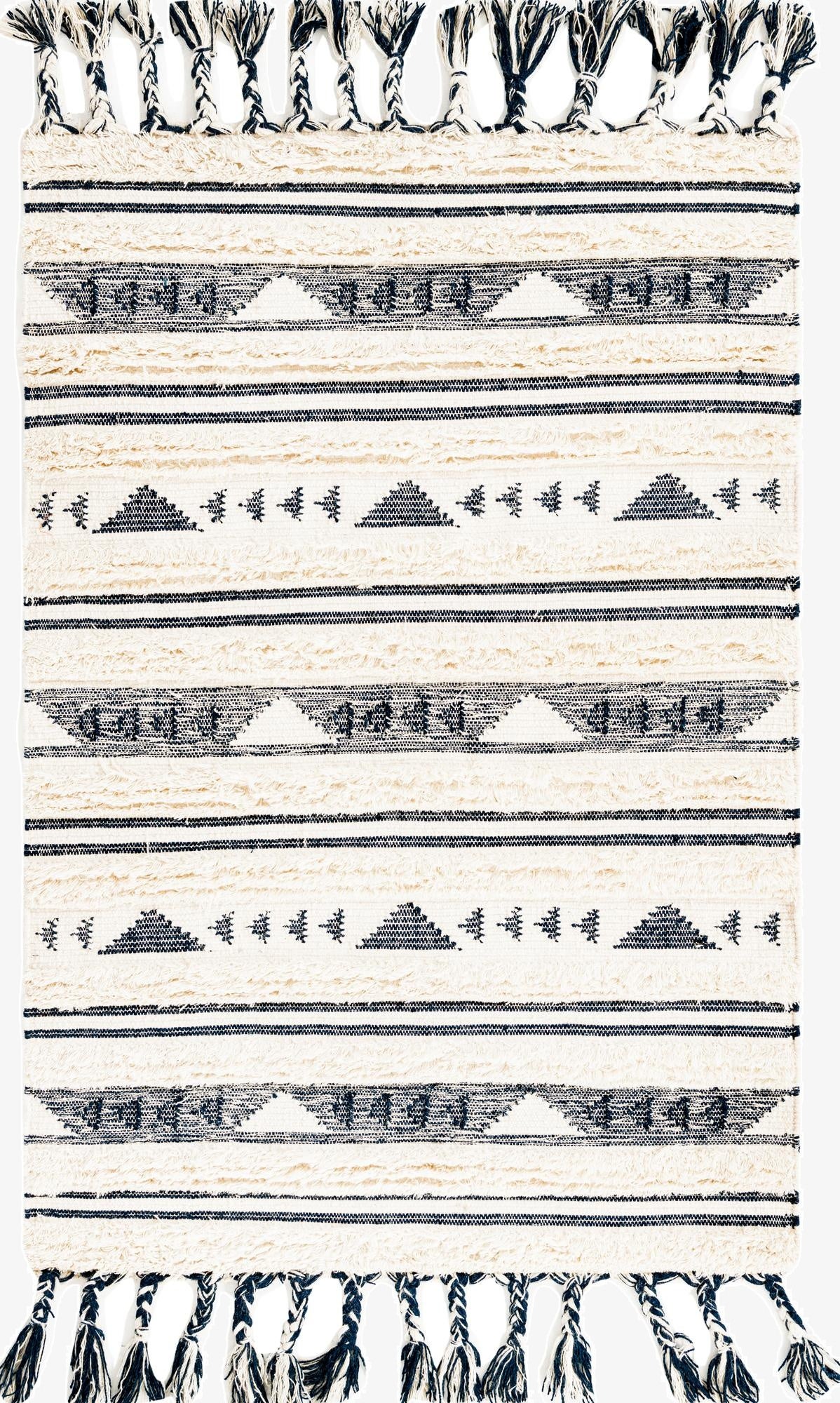  4' 1 x 6' 1  Hand Woven Arizona Wool Rug