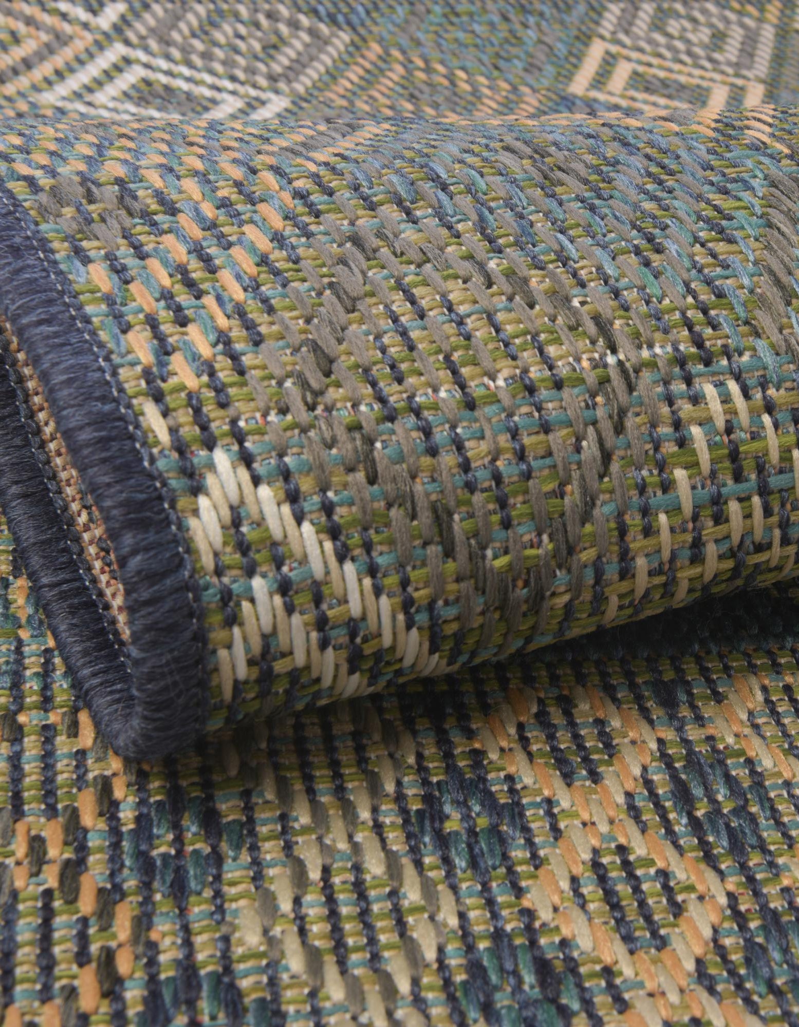 6x7 9 Rug Navy Blue 6' x 9' Baja Indoor / Outdoor Rug | Rugs.com