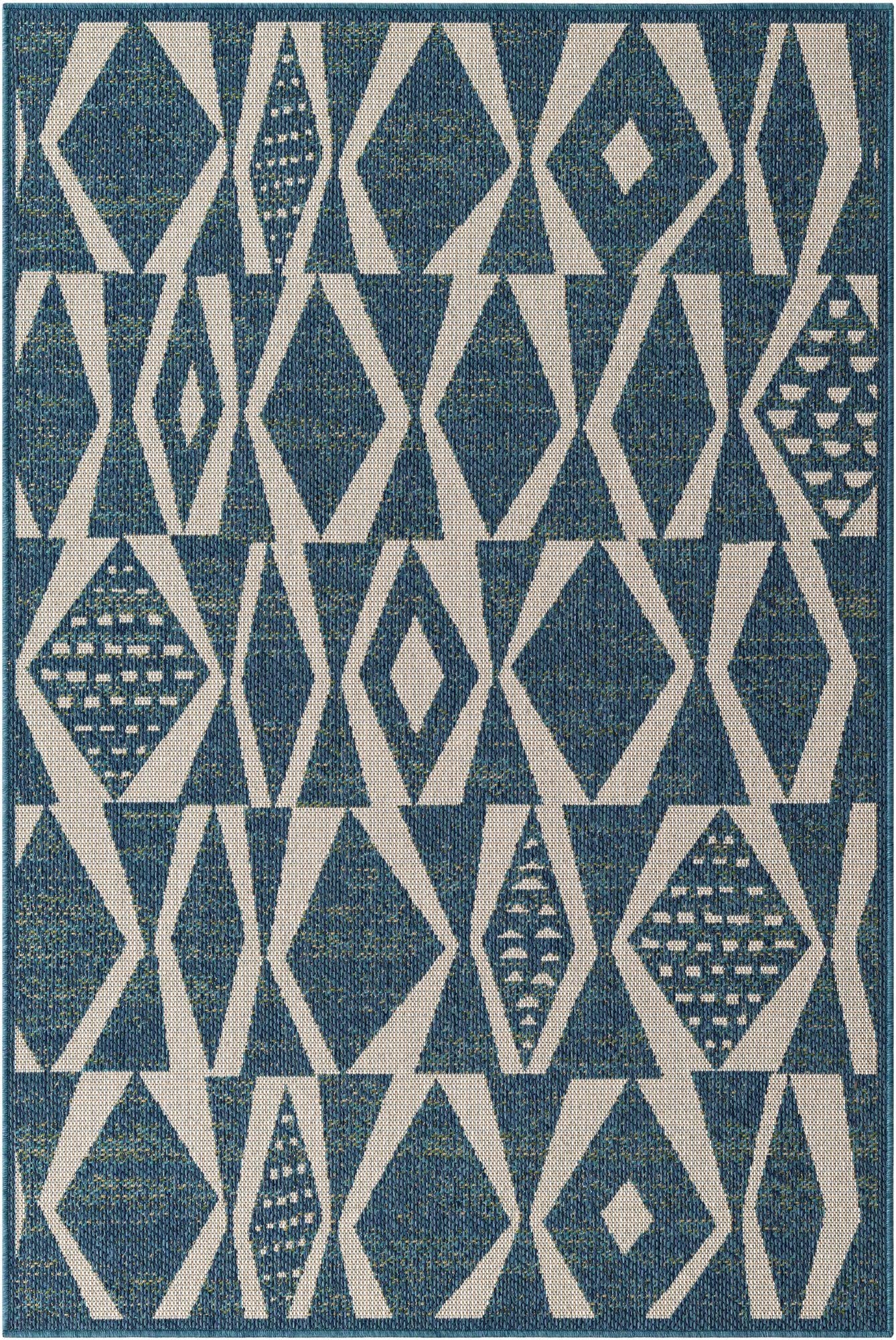  5' 2 x 7' 7  Washable Baja Indoor / Outdoor Rug