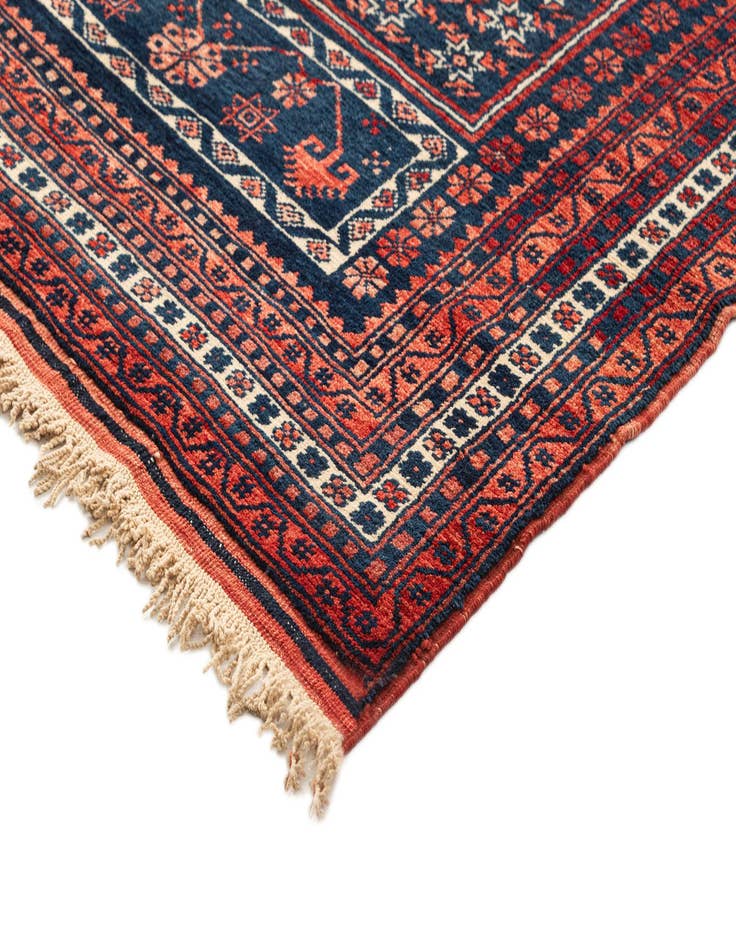 Detail image of  3' 6 x 5' 9  Hand Knotted Balouch Oriental Wool Rug