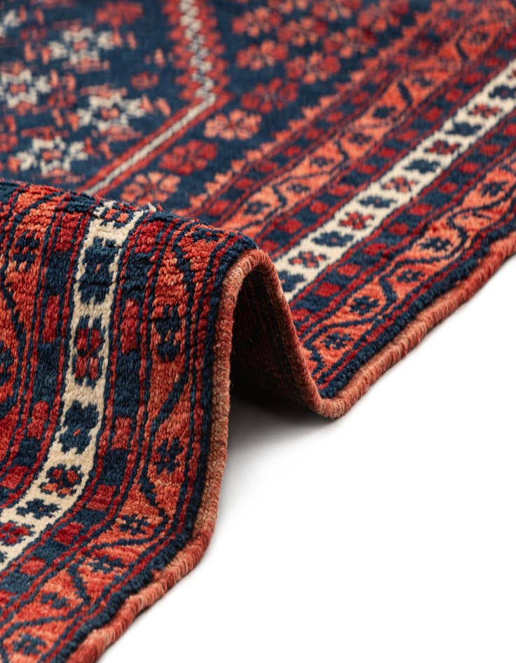 Detail image of  3' 6 x 5' 9  Hand Knotted Balouch Oriental Wool Rug