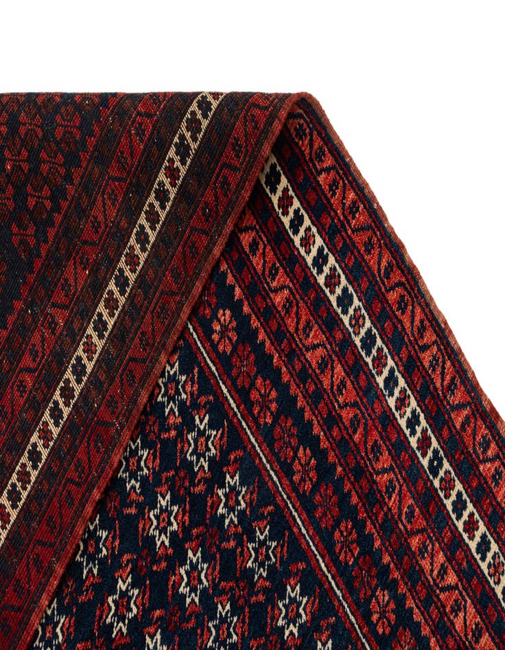 Detail image of  3' 6 x 5' 9  Hand Knotted Balouch Oriental Wool Rug