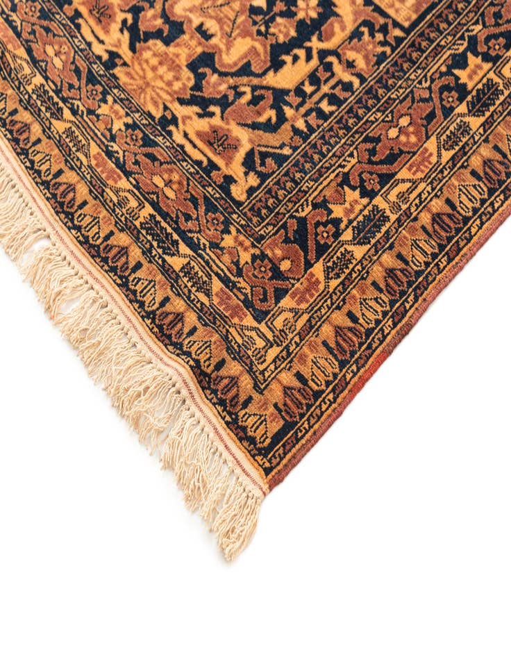 Detail image of  3' 2 x 4' 7  Hand Knotted Balouch Oriental Wool Rug