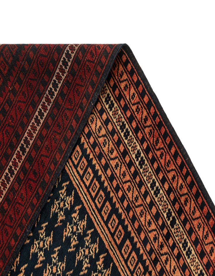 Detail image of  4' 2 x 5' 10  Hand Knotted Balouch Oriental Wool Rug