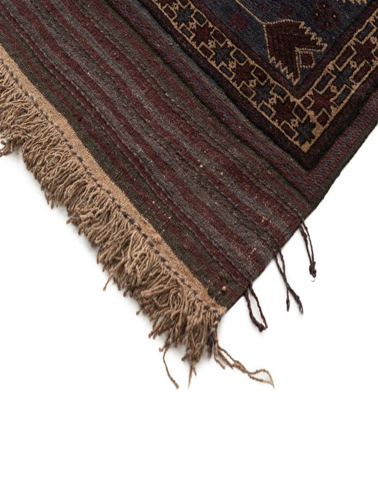 Detail image of  2' 9 x 5'  Hand Knotted Balouch Oriental Wool Rug