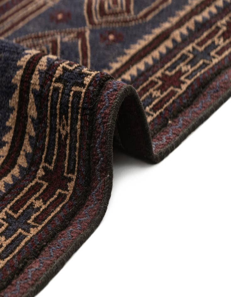 Detail image of  2' 9 x 5'  Hand Knotted Balouch Oriental Wool Rug