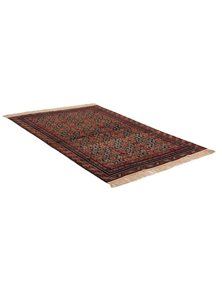 Detail image of  4' 1 x 6' 3  Hand Knotted Balouch Persian Wool Rug