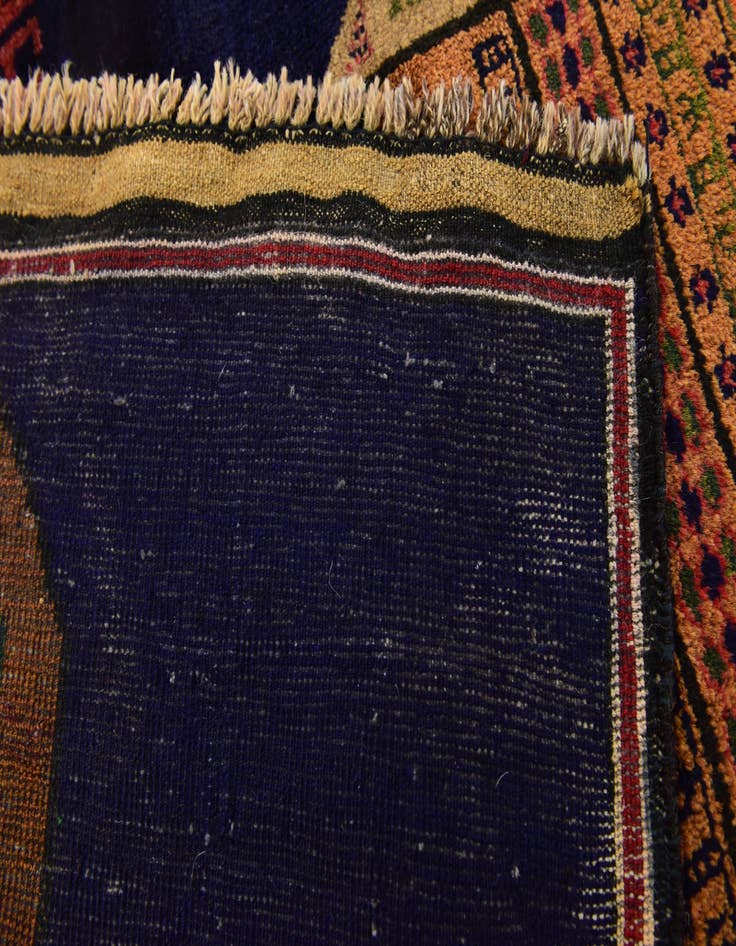 Detail image of  2' 10 x 5'  Hand Knotted Balouch Persian Wool Rug