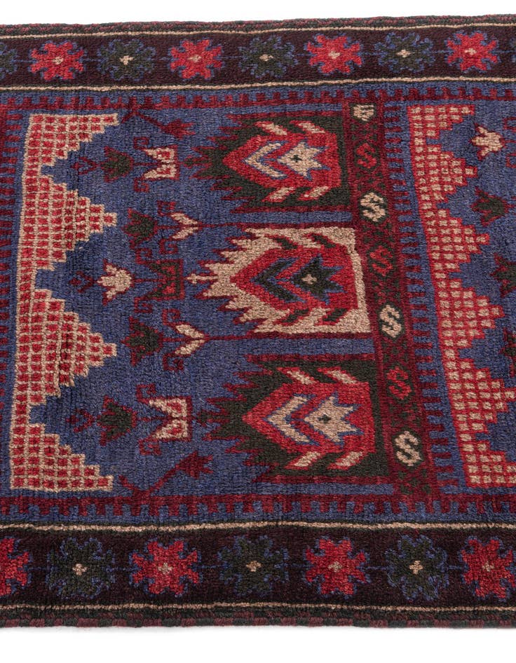 Detail image of  3' x 4' 9  Hand Knotted Balouch Persian Wool Rug