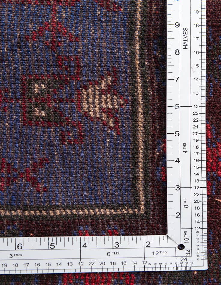 Detail image of  3' x 4' 9  Hand Knotted Balouch Persian Wool Rug