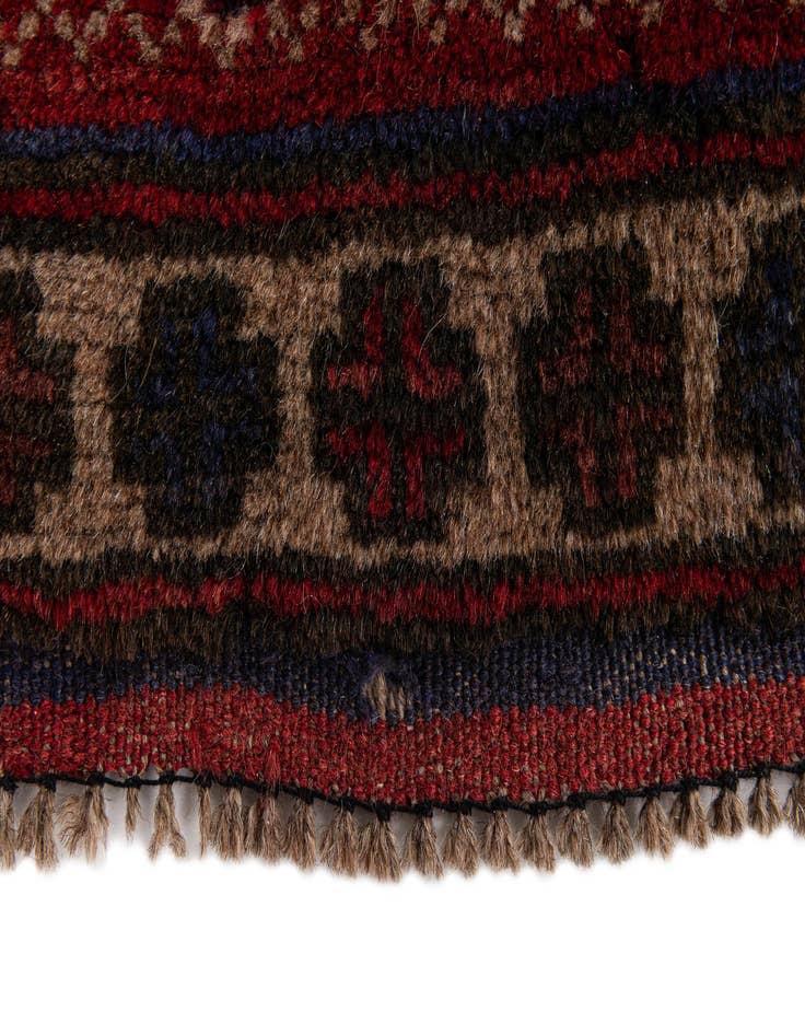 Detail image of  2' 10 x 4' 8  Hand Knotted Balouch Persian Wool Rug