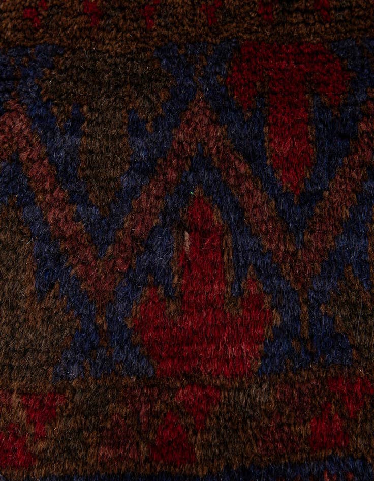 Detail image of  2' 10 x 4' 8  Hand Knotted Balouch Persian Wool Rug