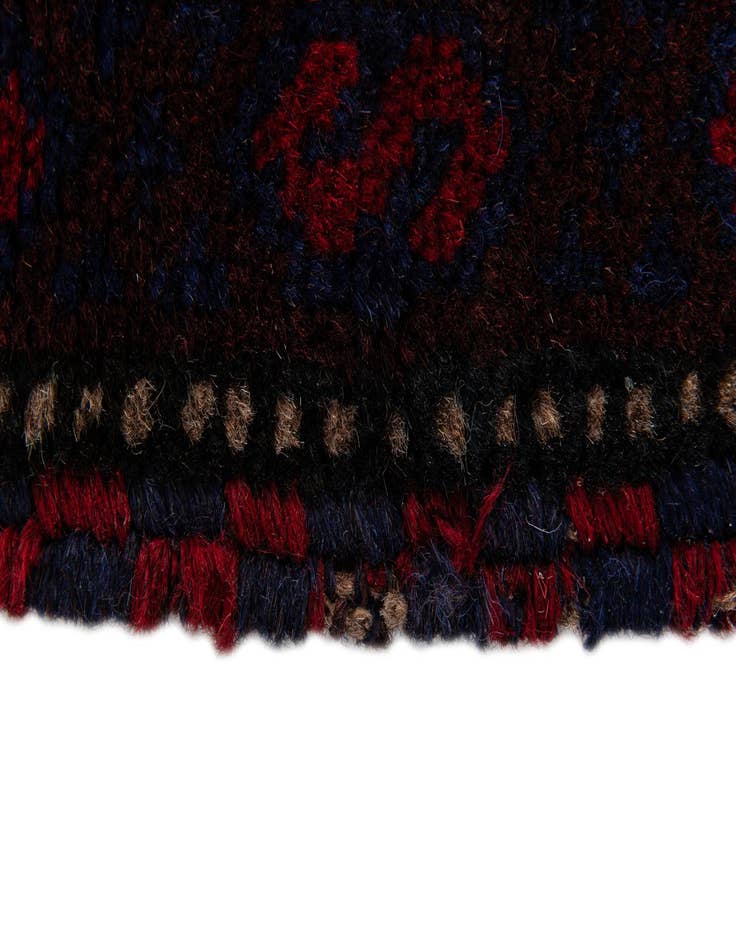 Detail image of  2' 10 x 4' 7  Hand Knotted Balouch Persian Wool Rug