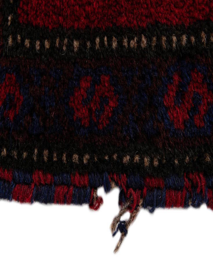 Detail image of  2' 10 x 4' 7  Hand Knotted Balouch Persian Wool Rug