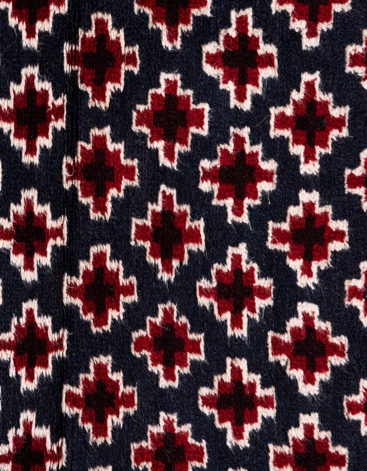 Detail image of  2' 10 x 4' 5  Hand Knotted Balouch Persian Wool Rug