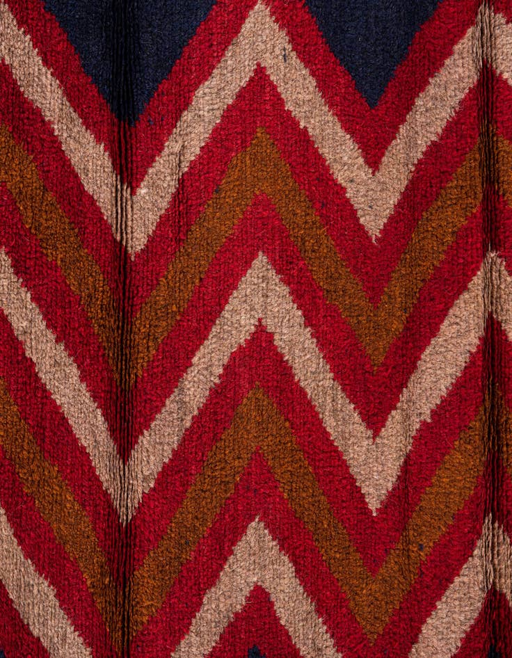 Detail image of  2' 10 x 4' 7  Hand Knotted Balouch Persian Wool Rug