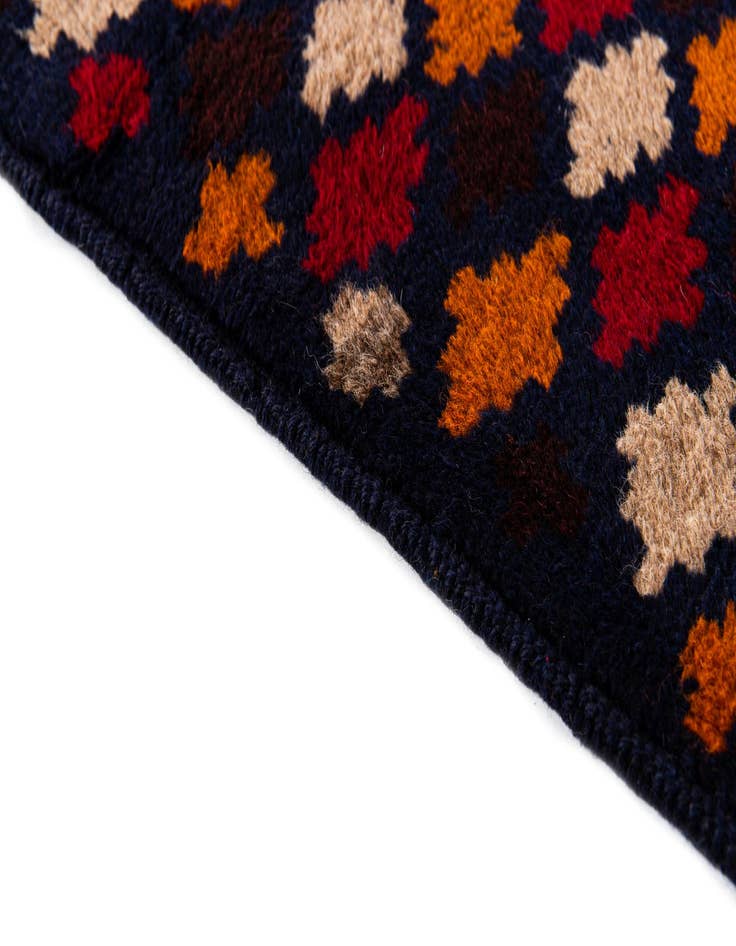 Detail image of  2' 10 x 4' 5  Hand Knotted Balouch Persian Wool Rug