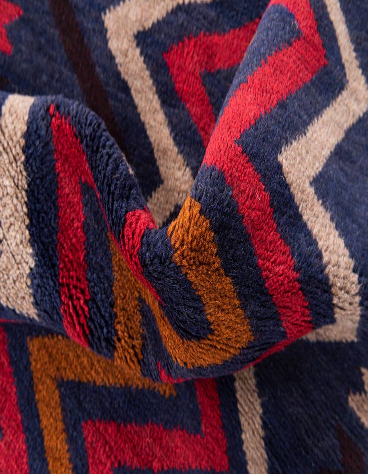 Detail image of  2' 8 x 4' 9  Hand Knotted Balouch Persian Wool Rug
