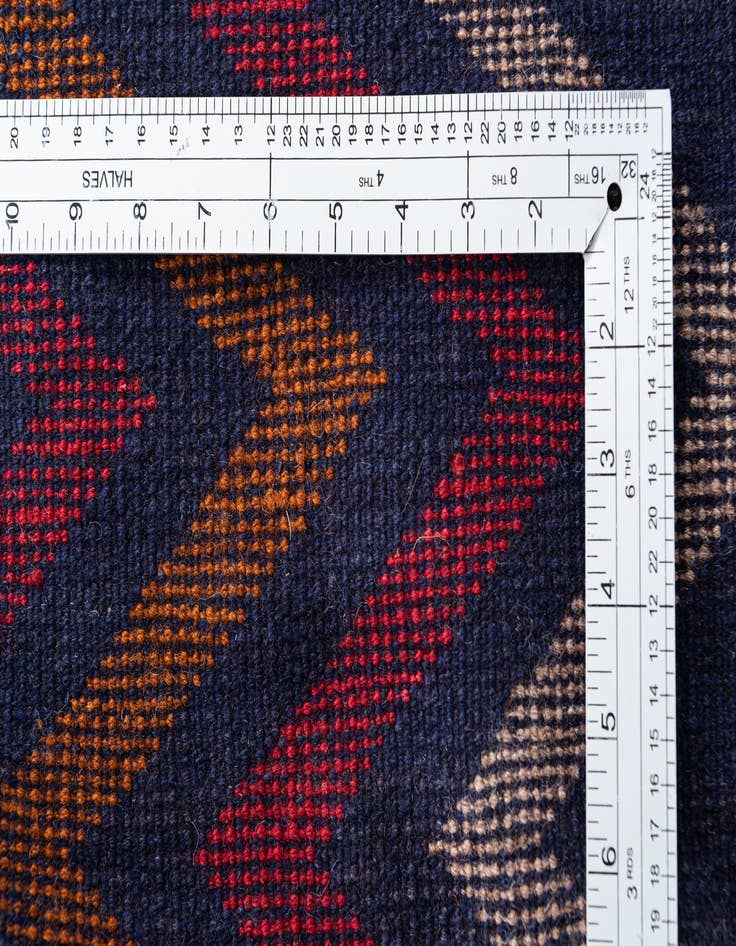 Detail image of  2' 8 x 4' 9  Hand Knotted Balouch Persian Wool Rug