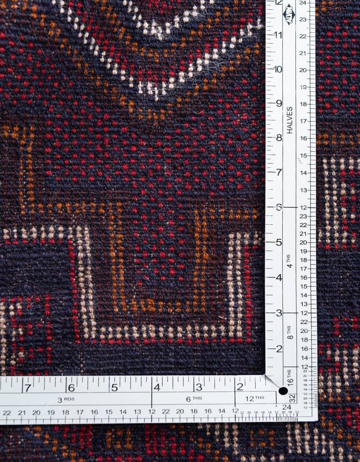 Detail image of  3' x 4' 5  Hand Knotted Balouch Persian Wool Rug