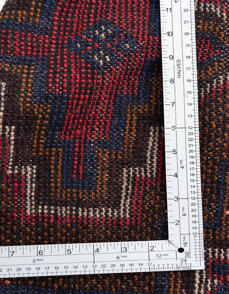 Detail image of  2' 10 x 4' 6  Hand Knotted Balouch Persian Wool Rug