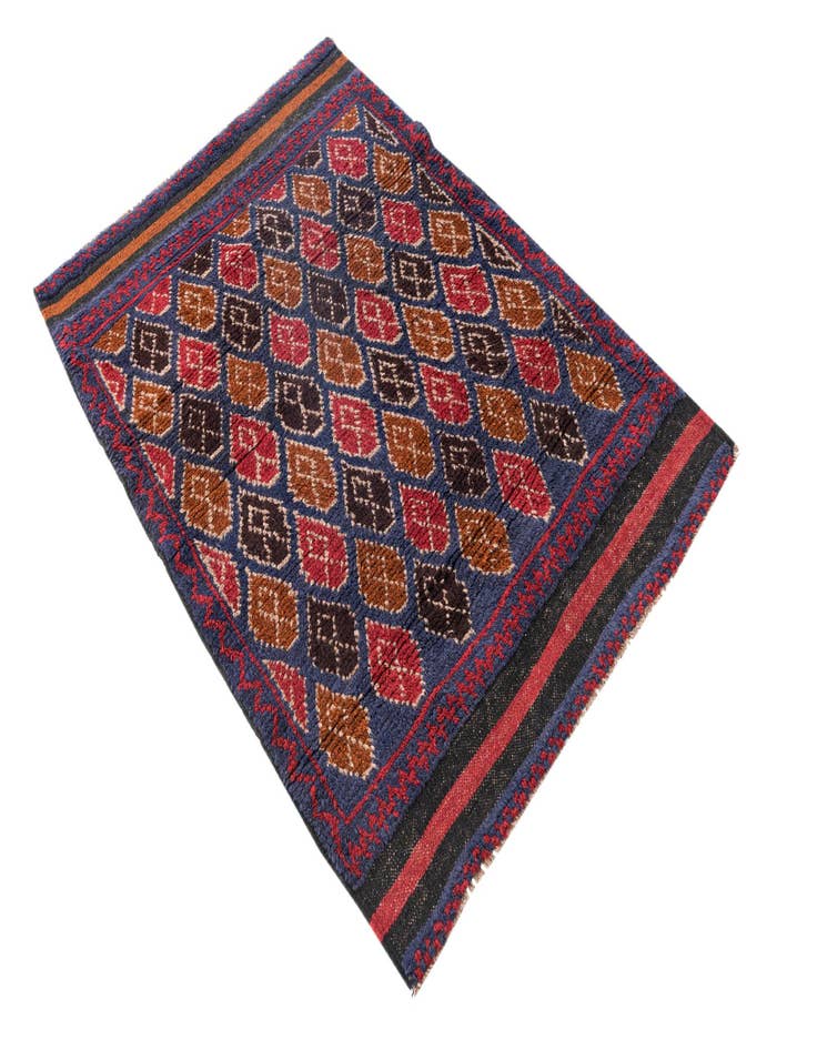 Detail image of  3' x 4' 4  Hand Knotted Balouch Persian Wool Rug