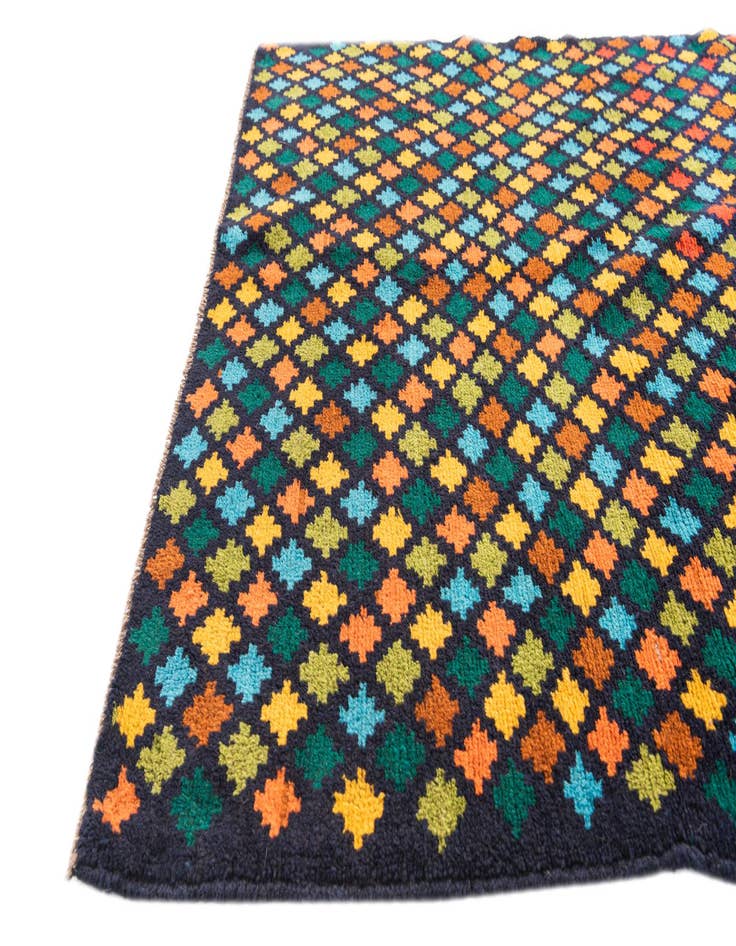 Detail image of  4' 1 x 5' 9  Hand Knotted Balouch Wool Rug