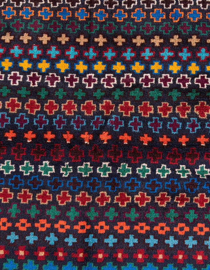 Detail image of  3' 10 x 6' 1  Hand Knotted Balouch Wool Rug