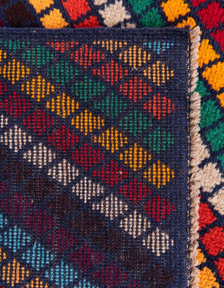 Detail image of  4' x 6'  Hand Knotted Balouch Wool Rug
